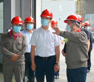 落实防汛工作 筑牢安全防线|潍坊市委书记惠新安调研山东广东会gdh药业防汛及汛期企业安全生产工作